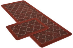Spanish Tile Runner and Doormat Set - Terracotta.